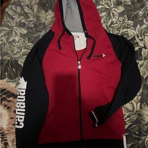 Men’s Red and Black Hoodie sweater